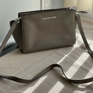 Michael Kors Small Grey Satchel Bag